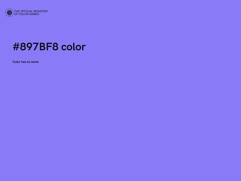 #897BF8 color image