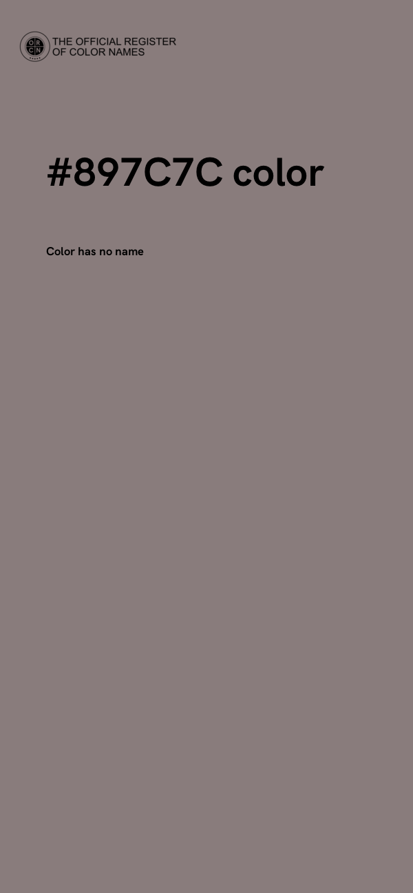 #897C7C color image