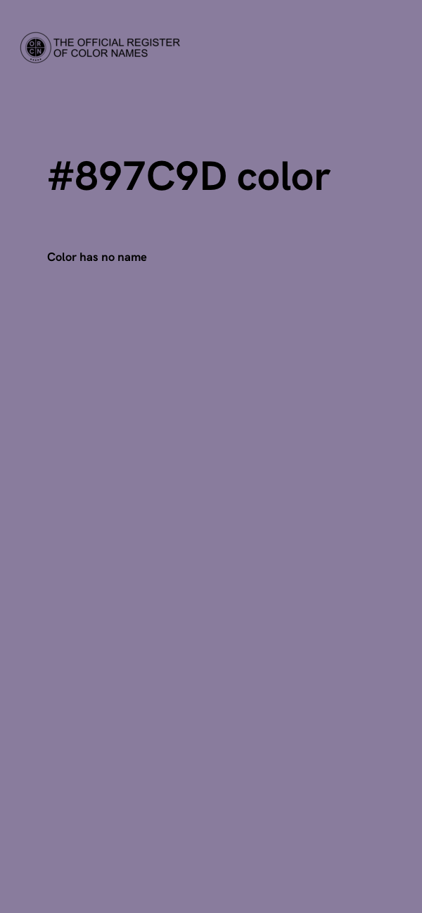 #897C9D color image