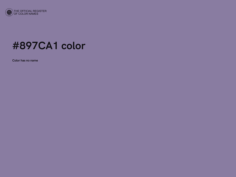 #897CA1 color image