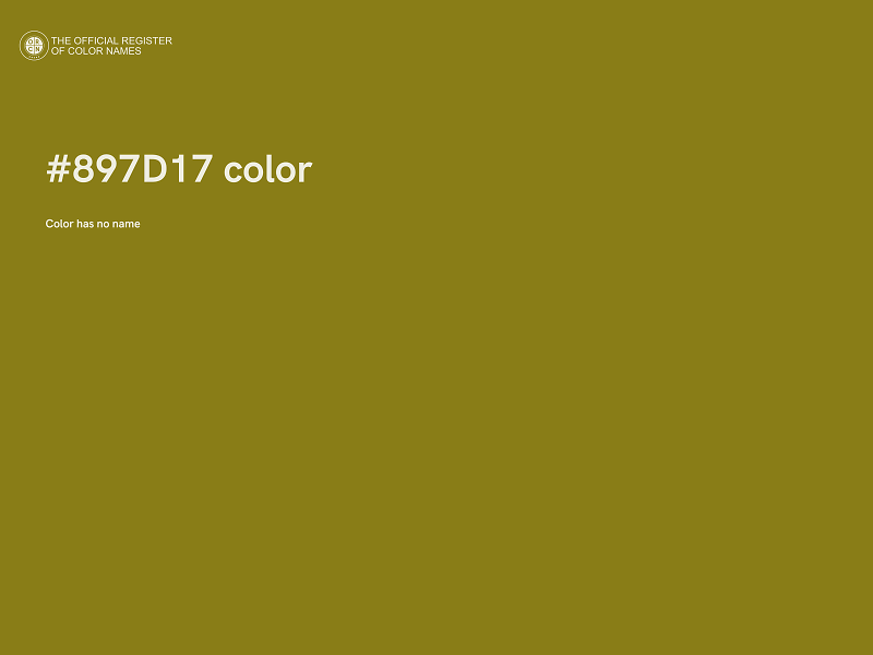 #897D17 color image