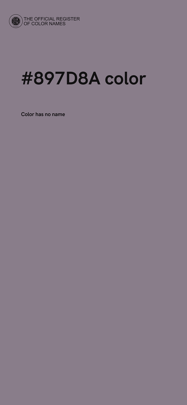 #897D8A color image