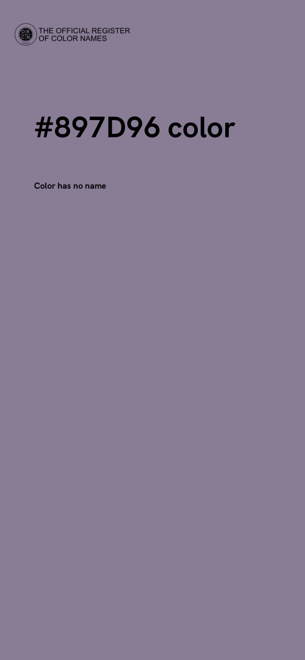 #897D96 color image