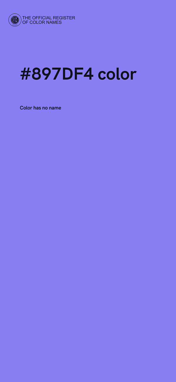 #897DF4 color image