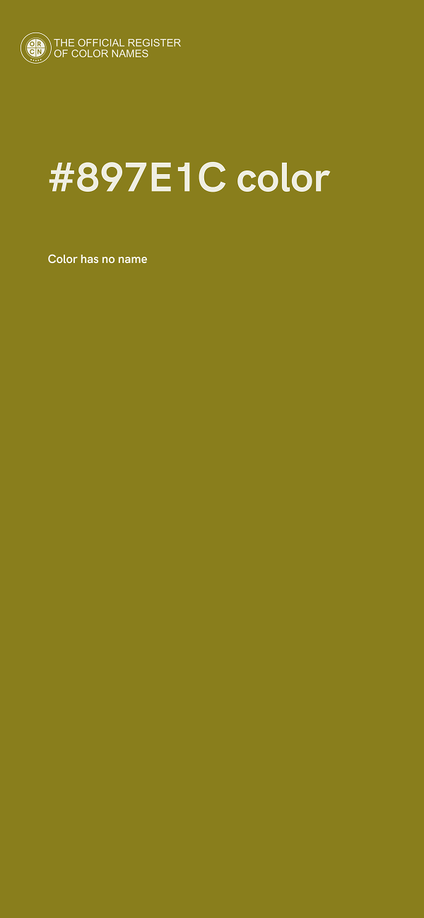 #897E1C color image