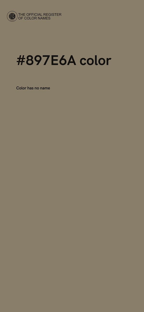 #897E6A color image