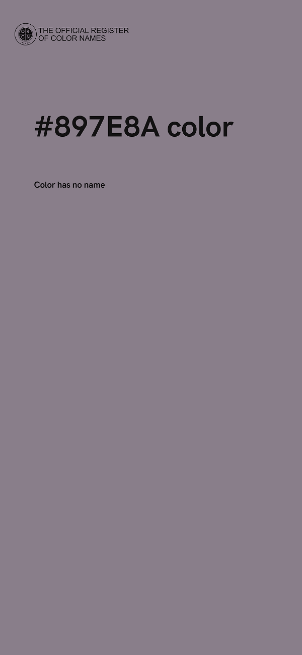 #897E8A color image
