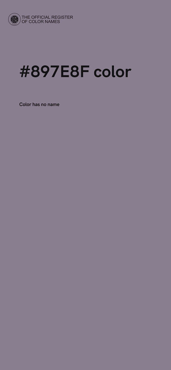 #897E8F color image