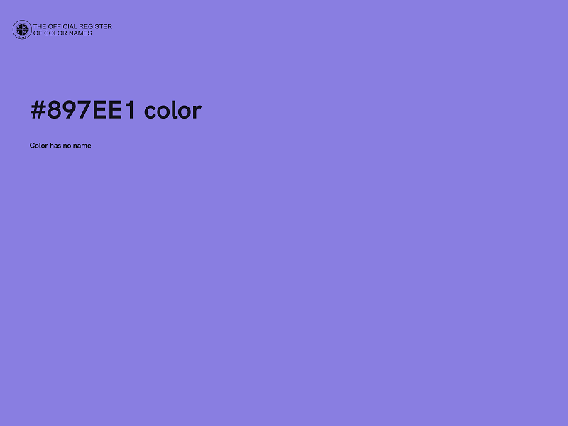 #897EE1 color image