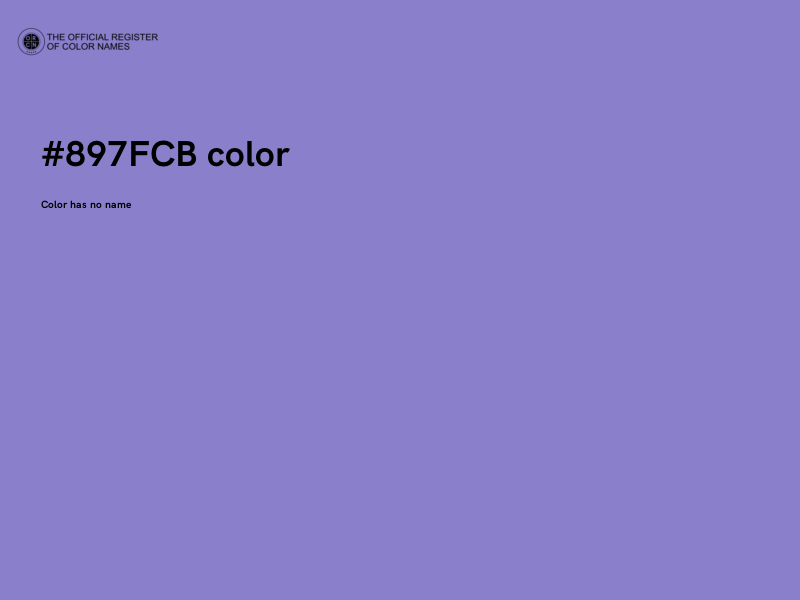 #897FCB color image