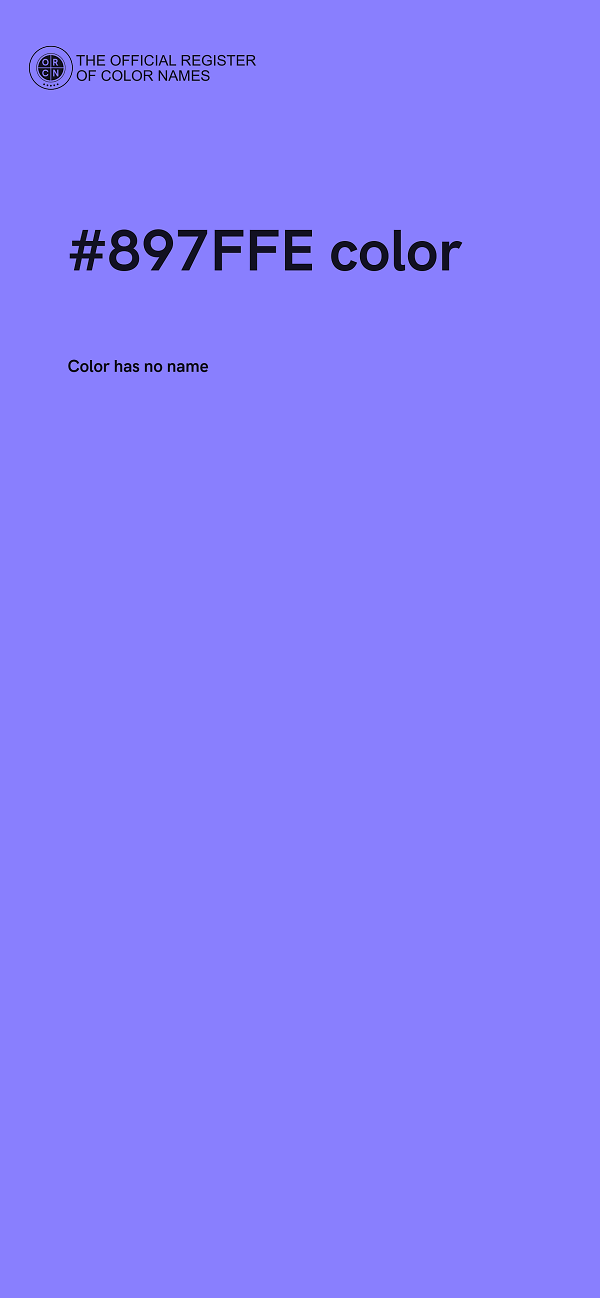 #897FFE color image