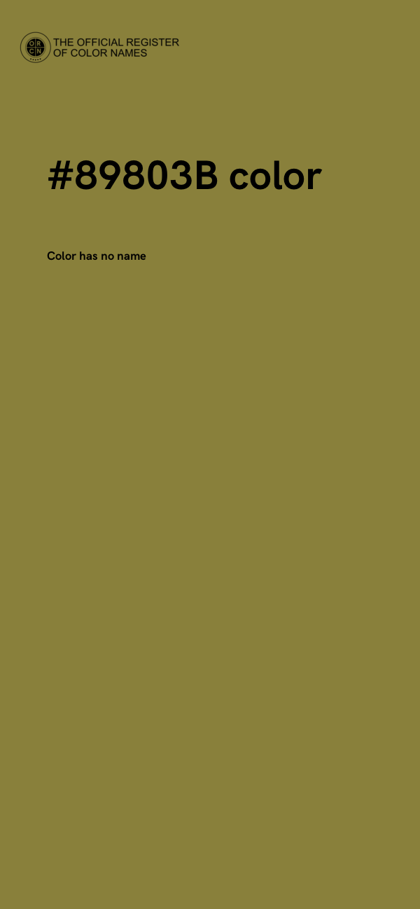 #89803B color image