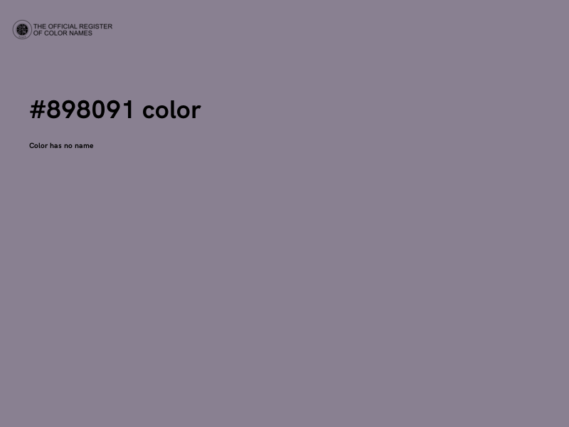 #898091 color image