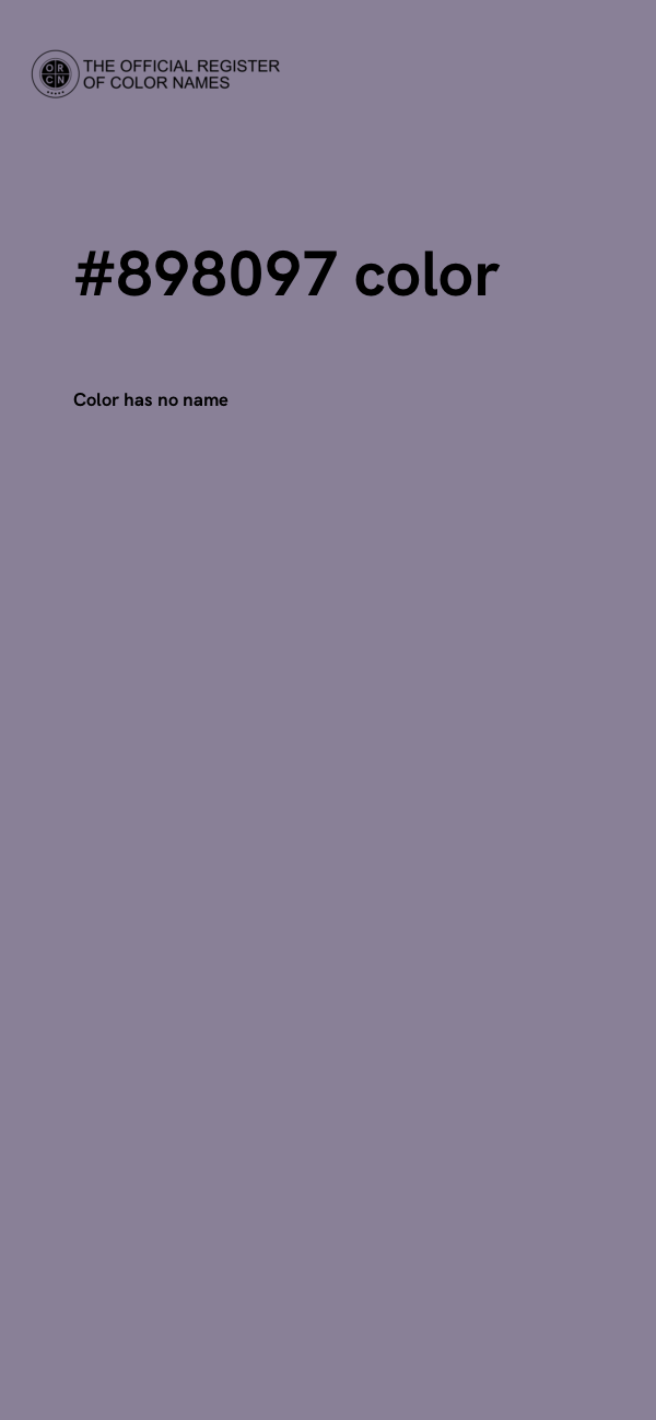 #898097 color image