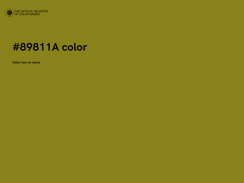#89811A color image