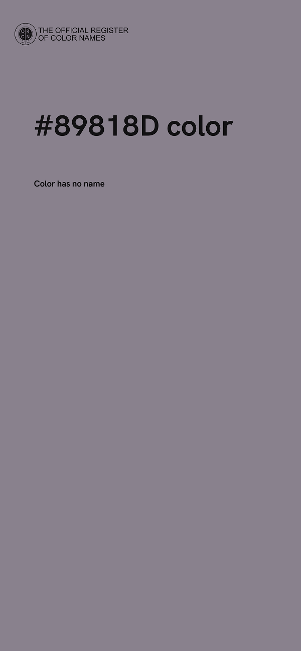 #89818D color image