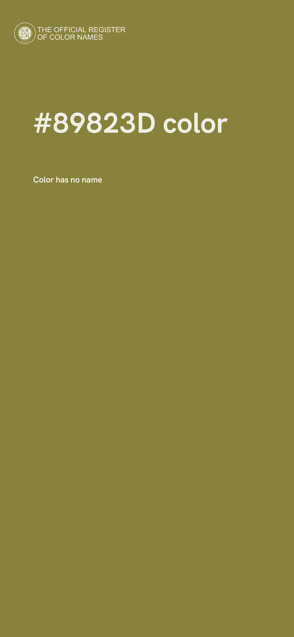 #89823D color image