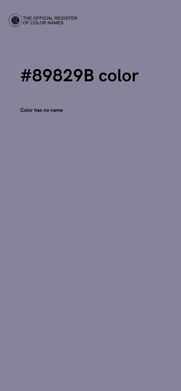 #89829B color image
