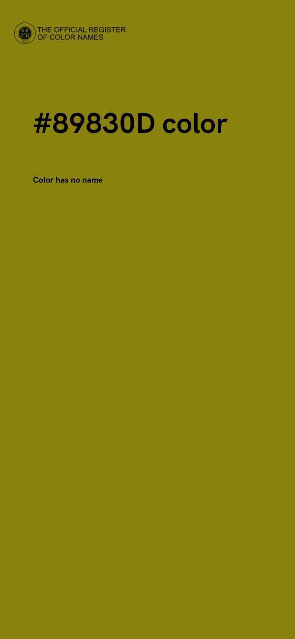 #89830D color image