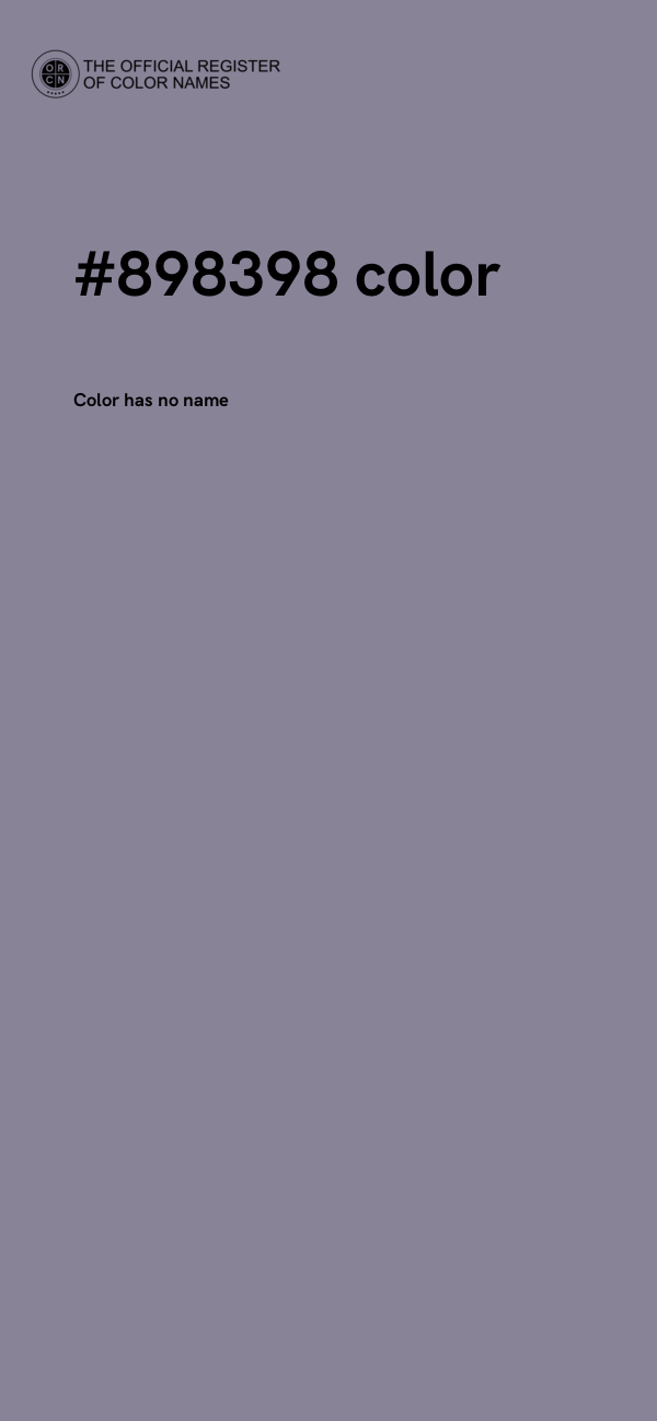 #898398 color image