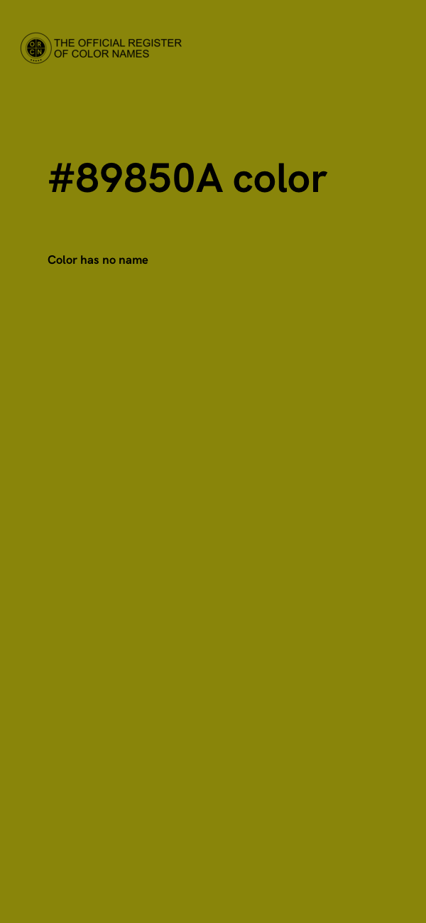 #89850A color image