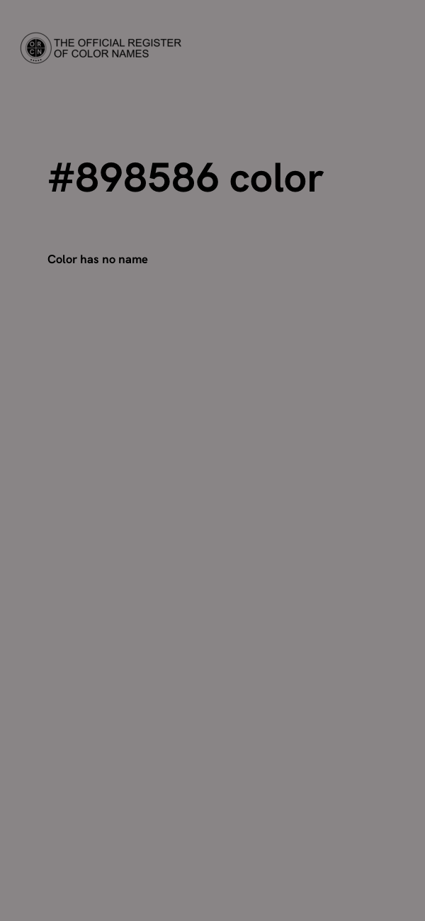 #898586 color image
