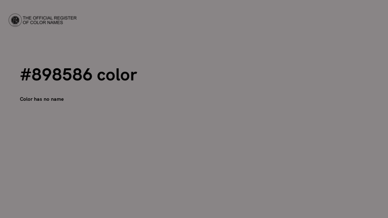 #898586 color image