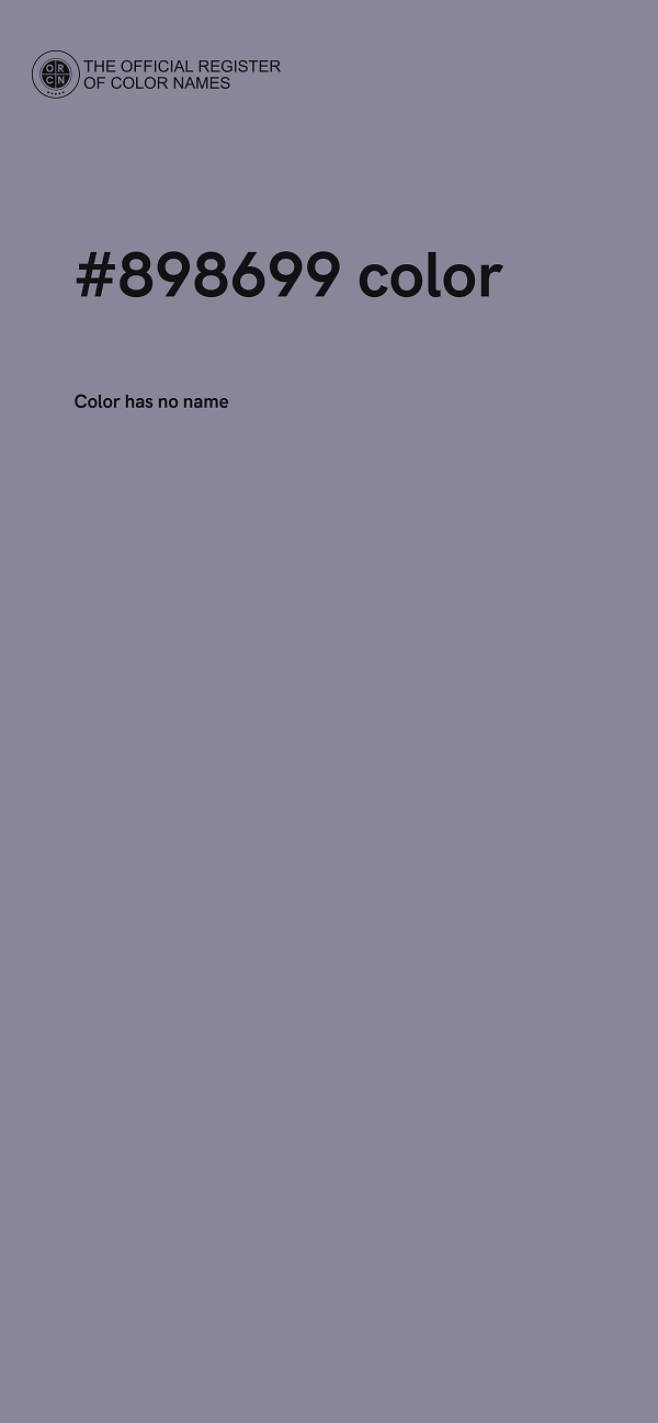 #898699 color image