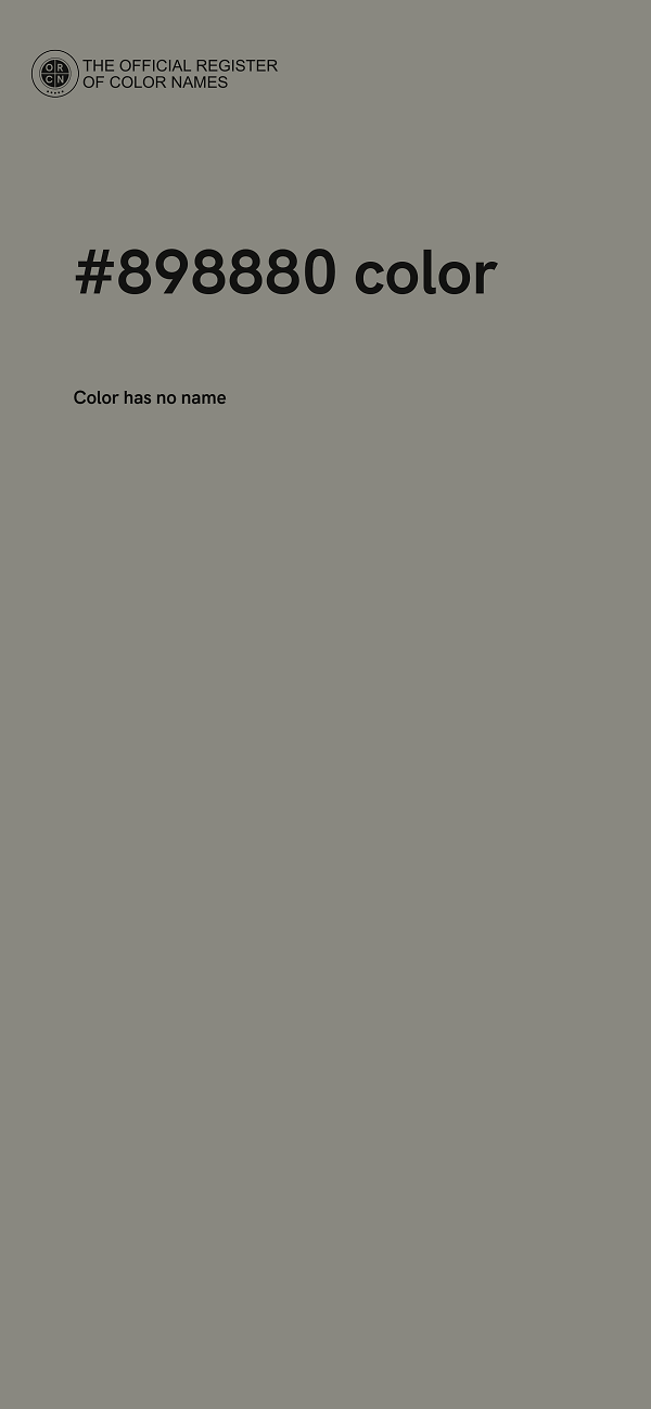 #898880 color image
