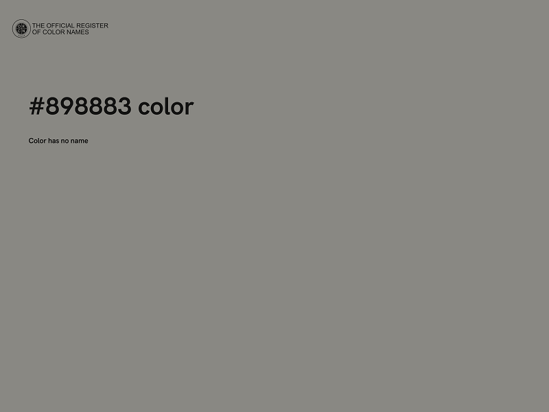 #898883 color image