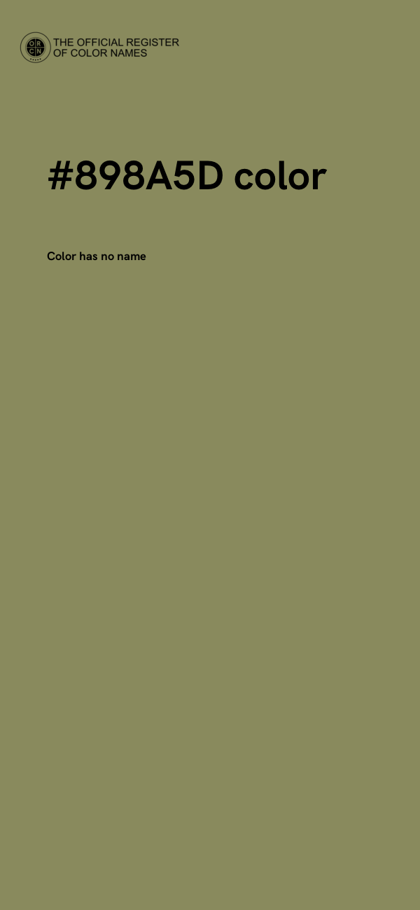 #898A5D color image
