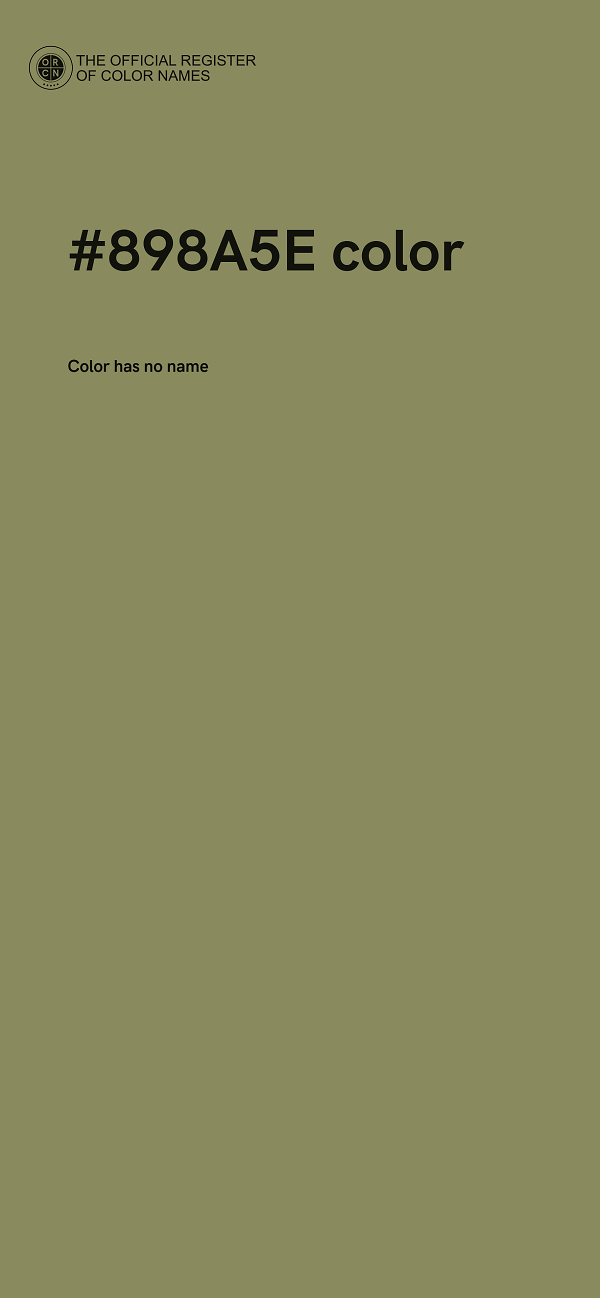 #898A5E color image