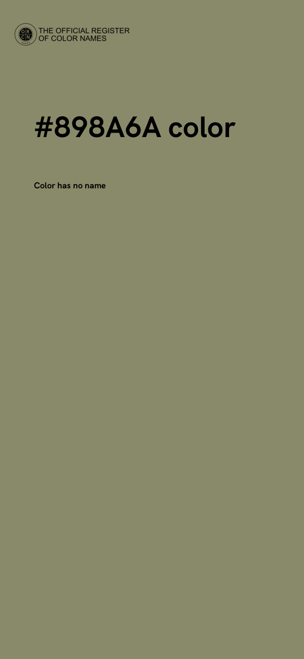 #898A6A color image
