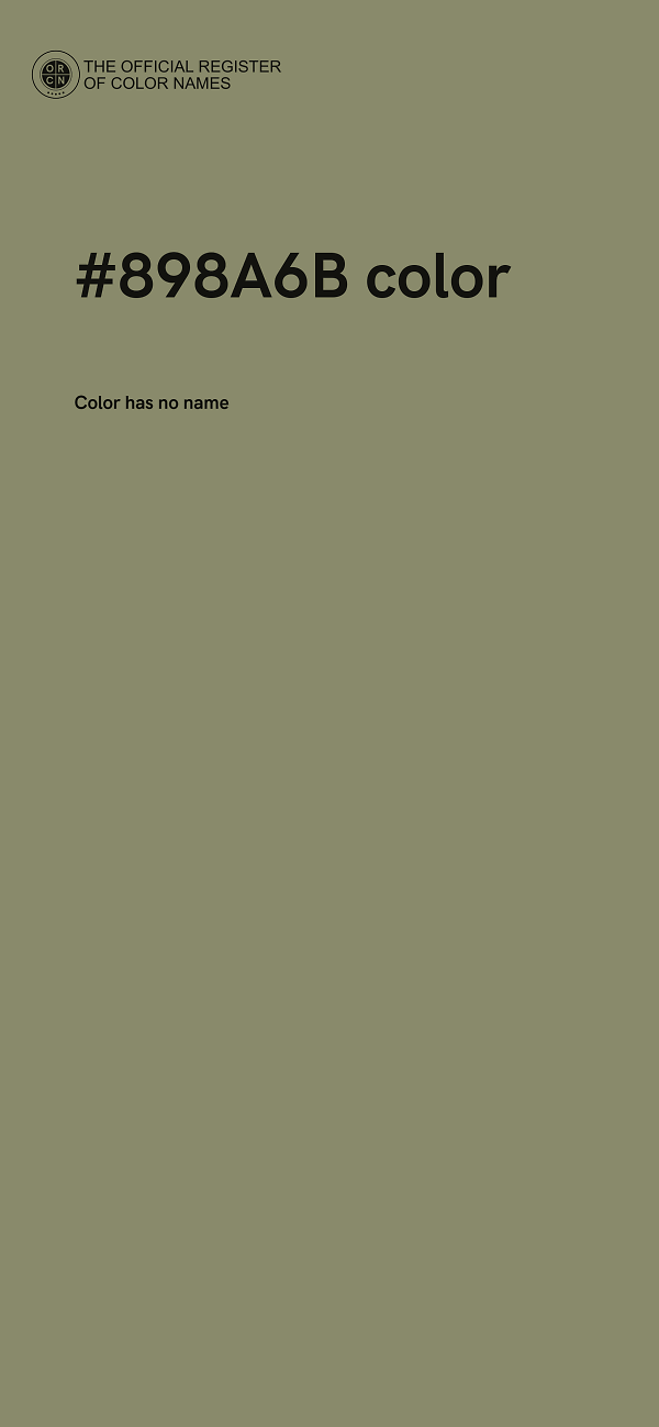 #898A6B color image