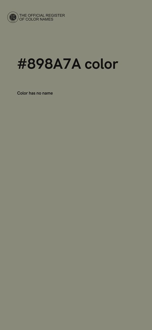 #898A7A color image
