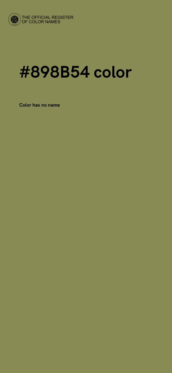 #898B54 color image