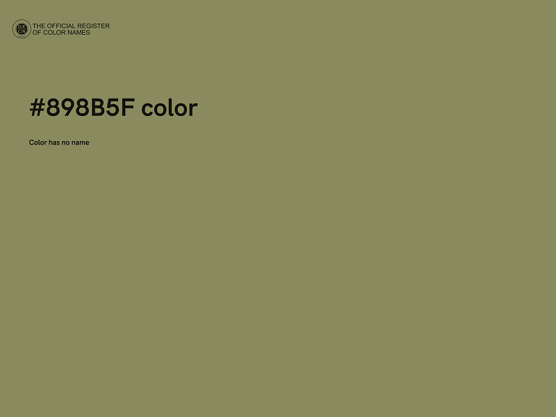 #898B5F color image