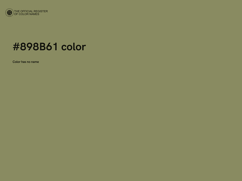 #898B61 color image