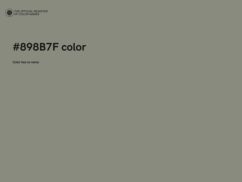 #898B7F color image