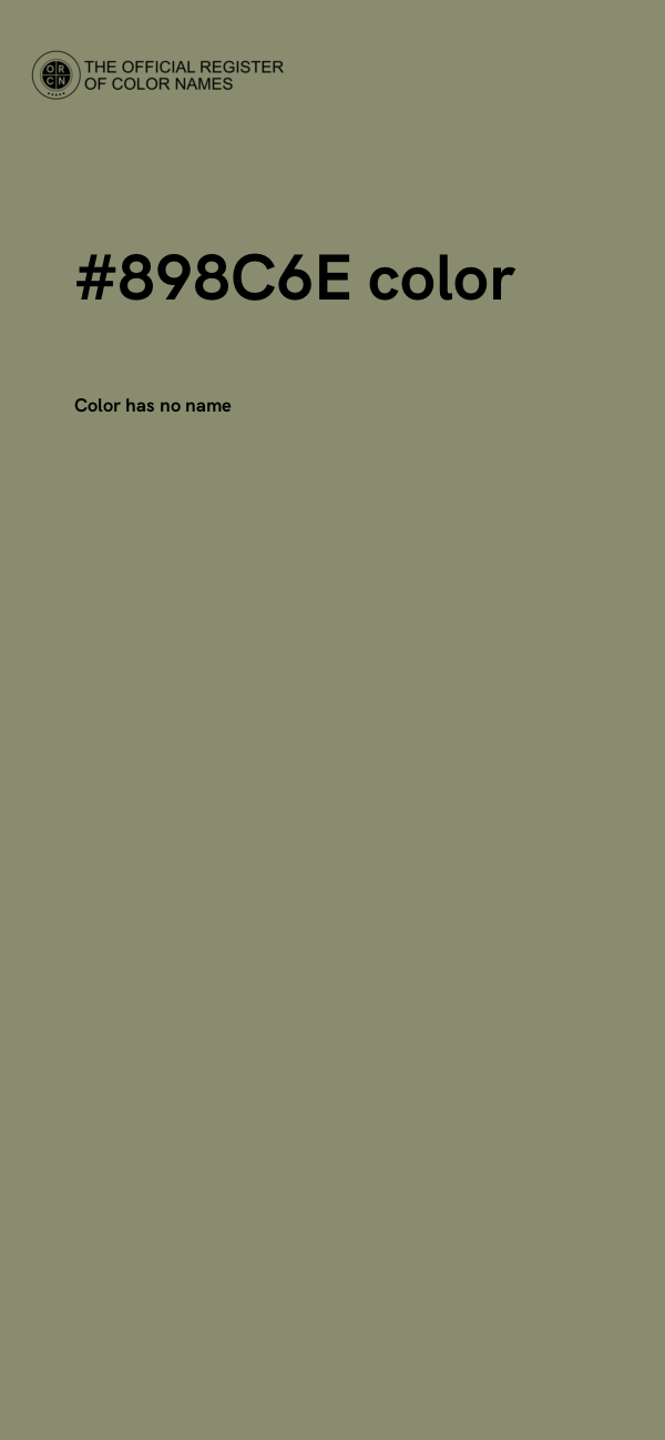 #898C6E color image