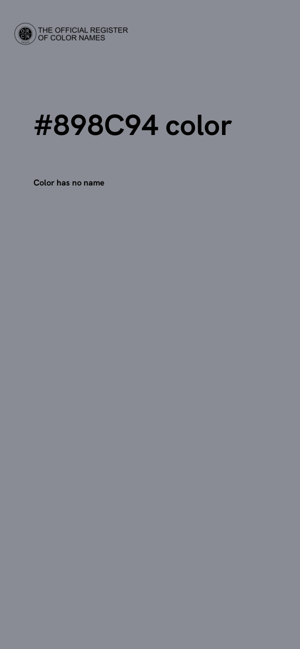 #898C94 color image