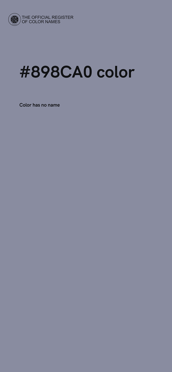 #898CA0 color image