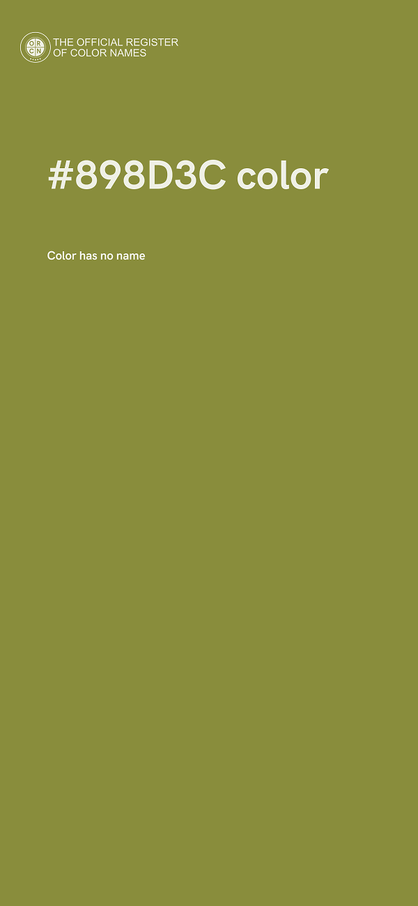 #898D3C color image