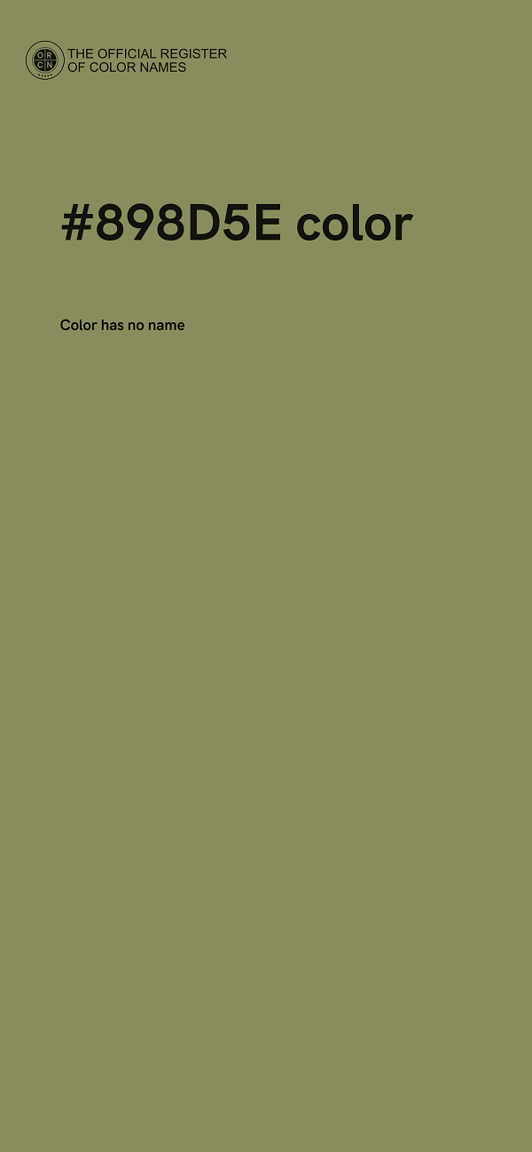 #898D5E color image
