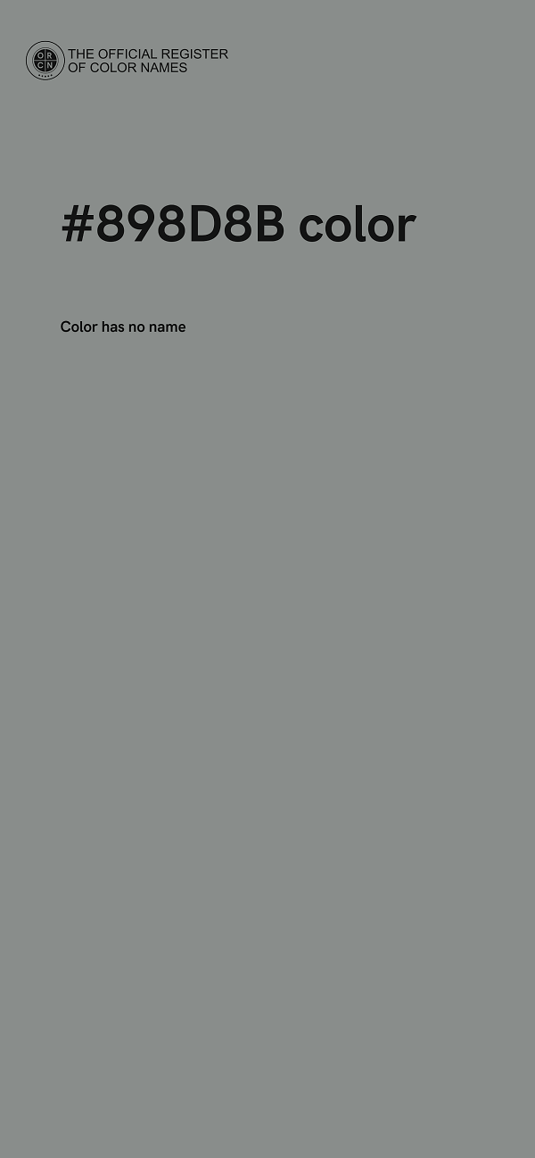 #898D8B color image