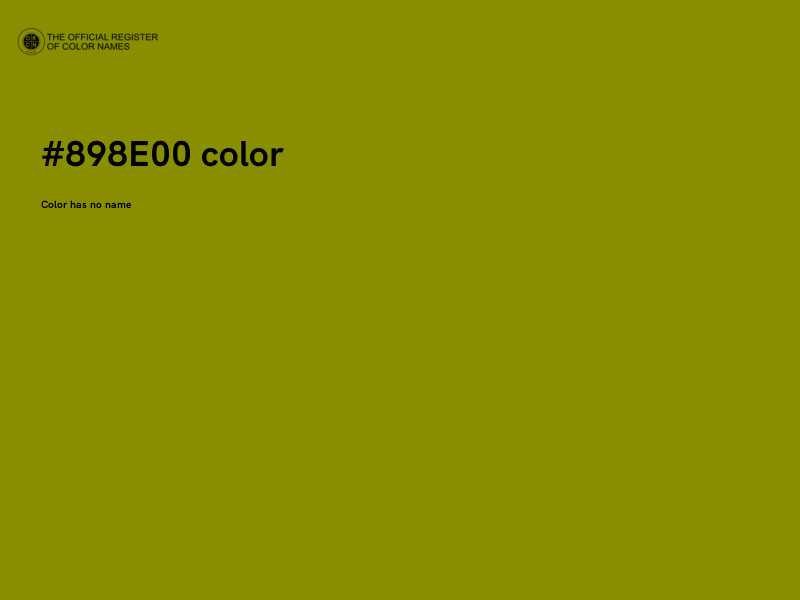 #898E00 color image