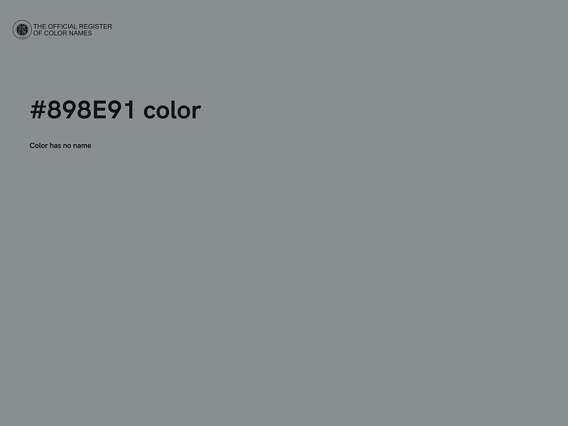 #898E91 color image
