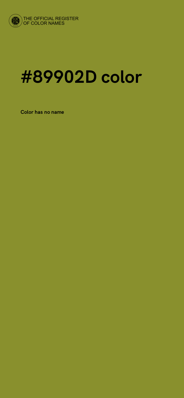 #89902D color image