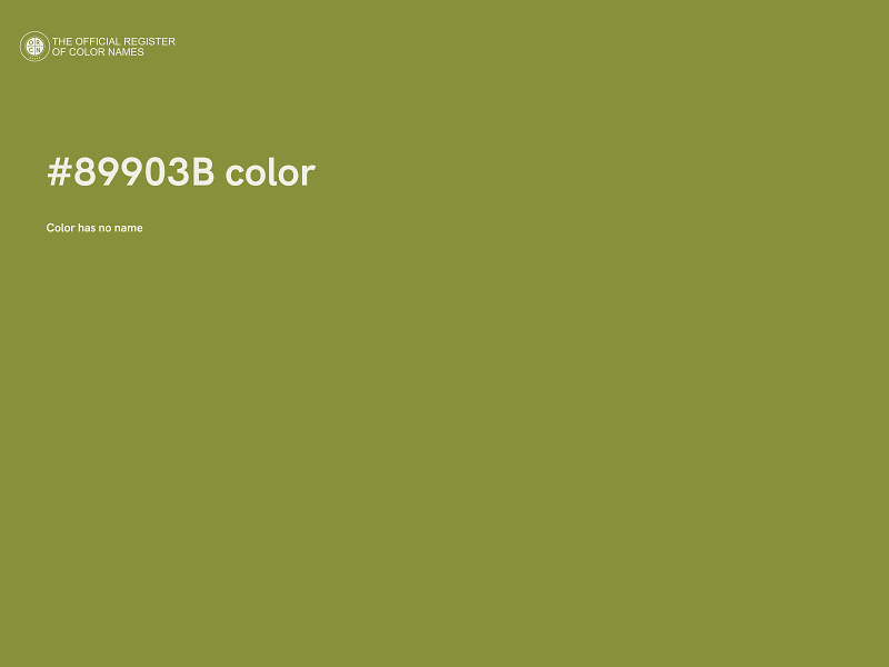 #89903B color image