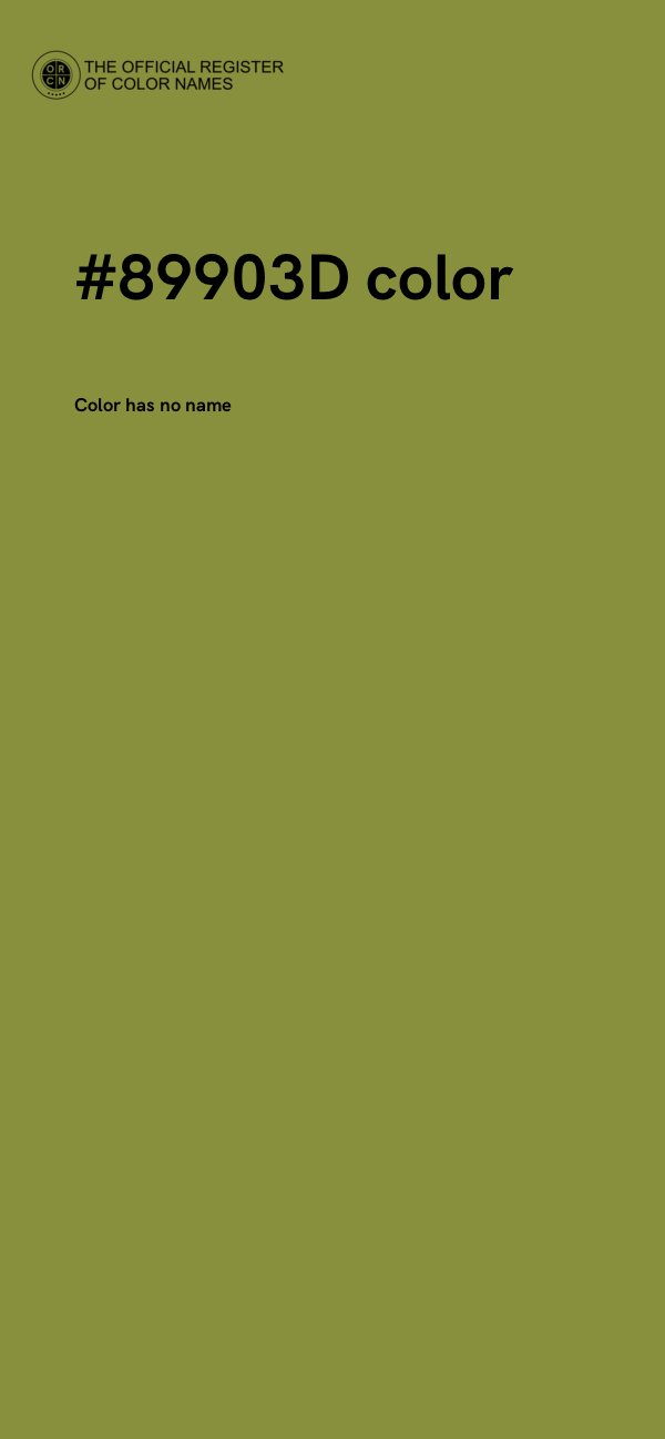 #89903D color image